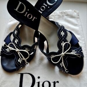 Dior heel slides